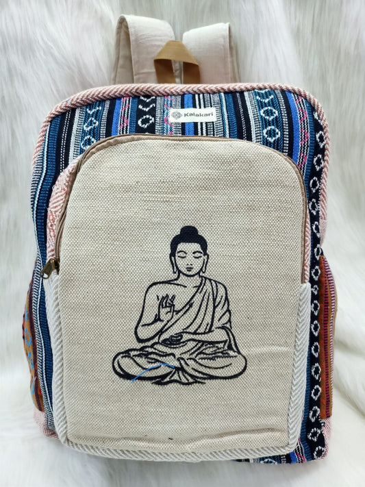 Hemp Art Bagpack (Buddha)